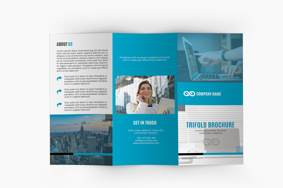Business Trifold Brochure, a Brochure Template by retrographix (Photo 2 of 5)