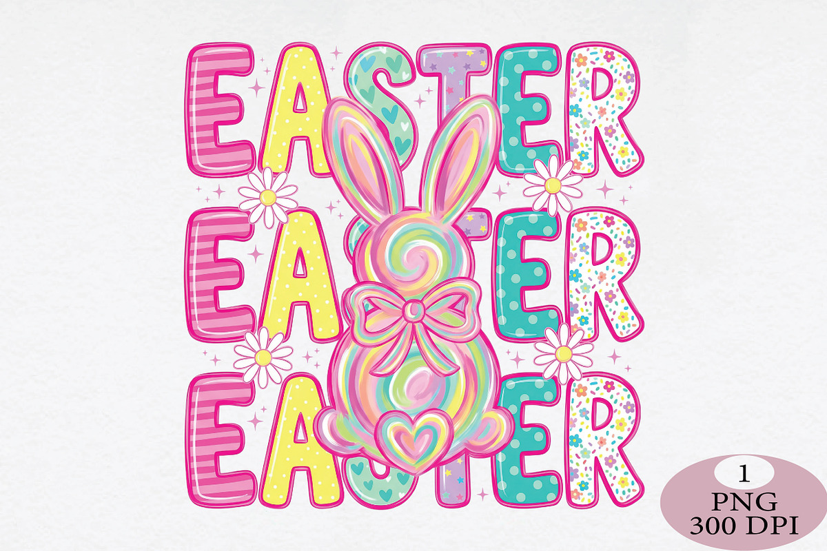 Boys Girls Easter Bunny Brushstroke, an Illustration by Daily.Designs (Photo 1 of 5)