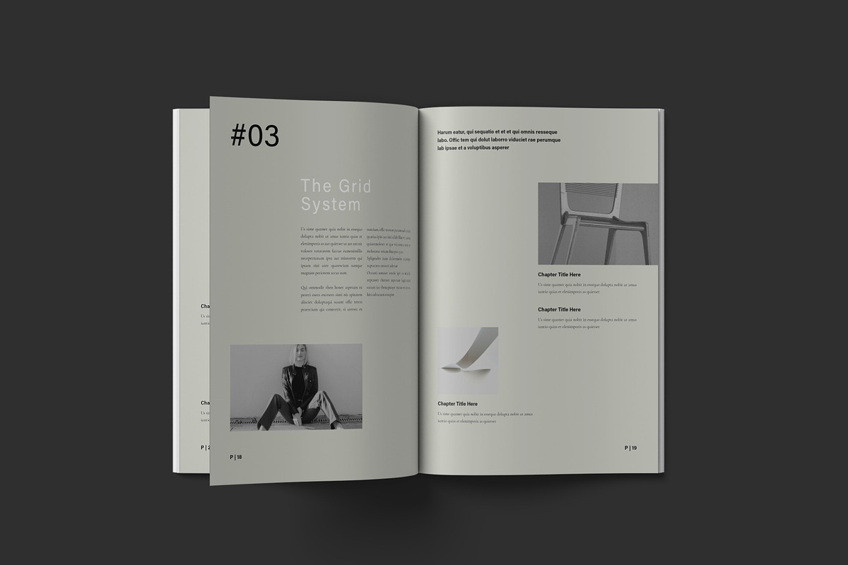 Book Title Layout Design Template, a Brochure Template by NorthPeak (Photo 8 of 16)