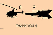 Aircrafts Silhouettes Dingbats Font, a Symbol Font by Minimalartstudio (Thumbnail 8 of 8)