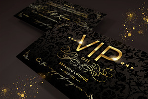 Multipurpose Gold Vip Card