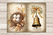 Rustic Easter Junk Journal Pages, a Seasonal Illustration by GlamArtZhanna (Thumbnail 7 of 10)