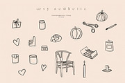 Hand Drawn Autumn Line Art Icons, an Object Graphic by Laras Wonderland (Thumbnail 10 of 11)
