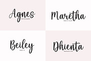 Marilyn Script, a Script Font by Bosstype Studio (Thumbnail 5 of 8)