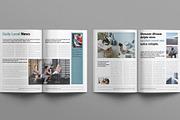Newsletter Template, a Brochure Template by E-Type (Thumbnail 3 of 7)