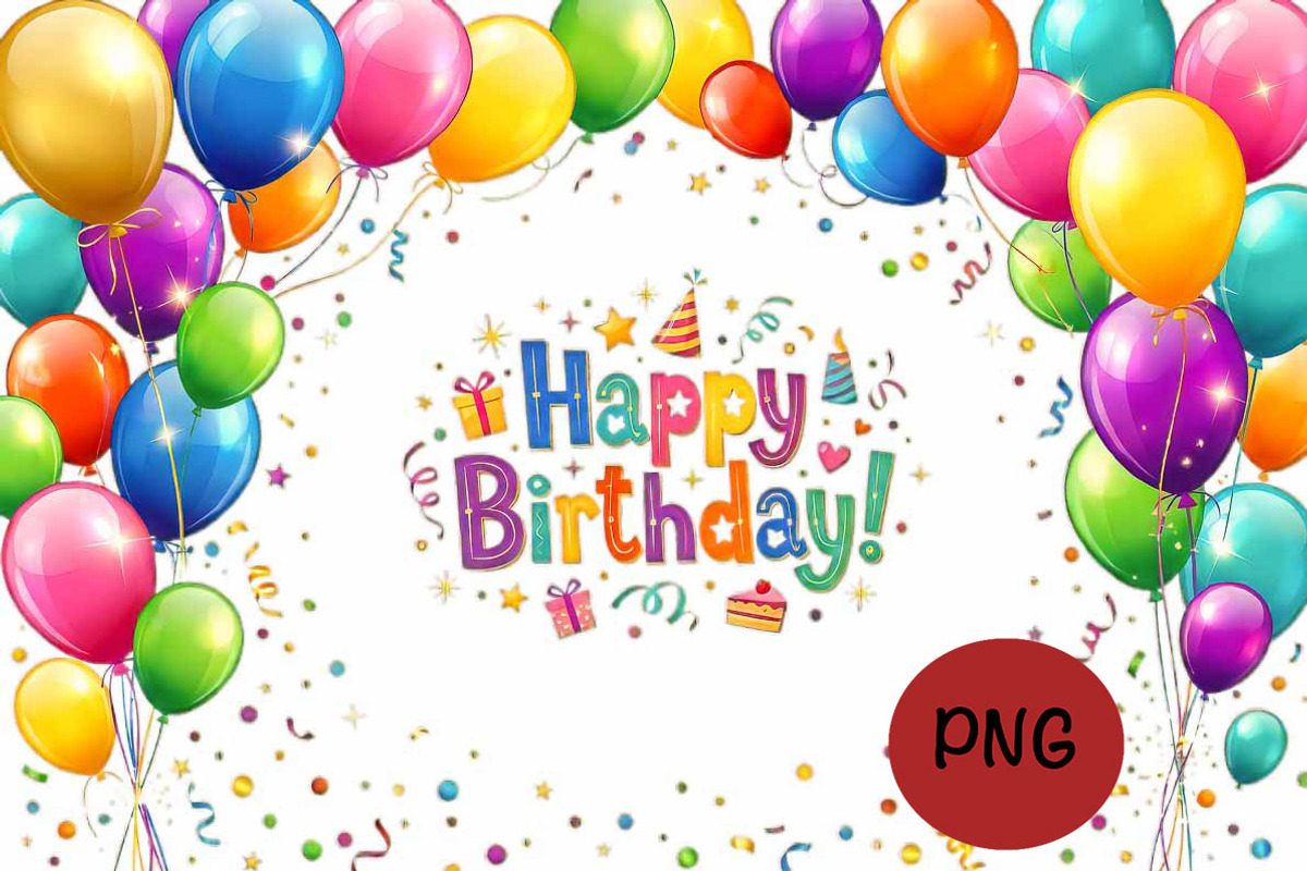 Happy Birthday to you text Clipart, a Decorative Illustration by VetalStock (Photo 12 of 12)
