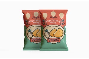 Chips Packaging Mockup Bundles