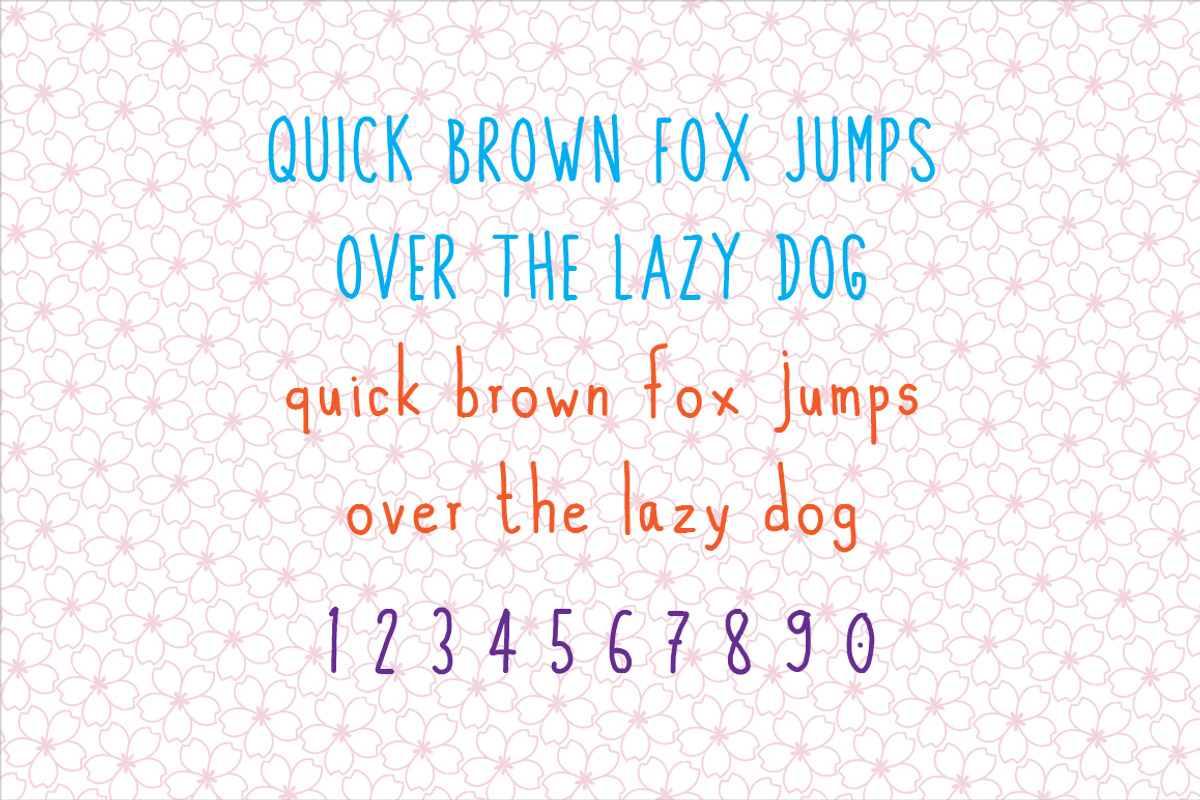 Ecstatic Typeface preview 2