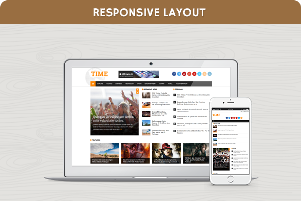 JSN Time, a Websites & App Template by JoomlaShine (Photo 1 of 4)