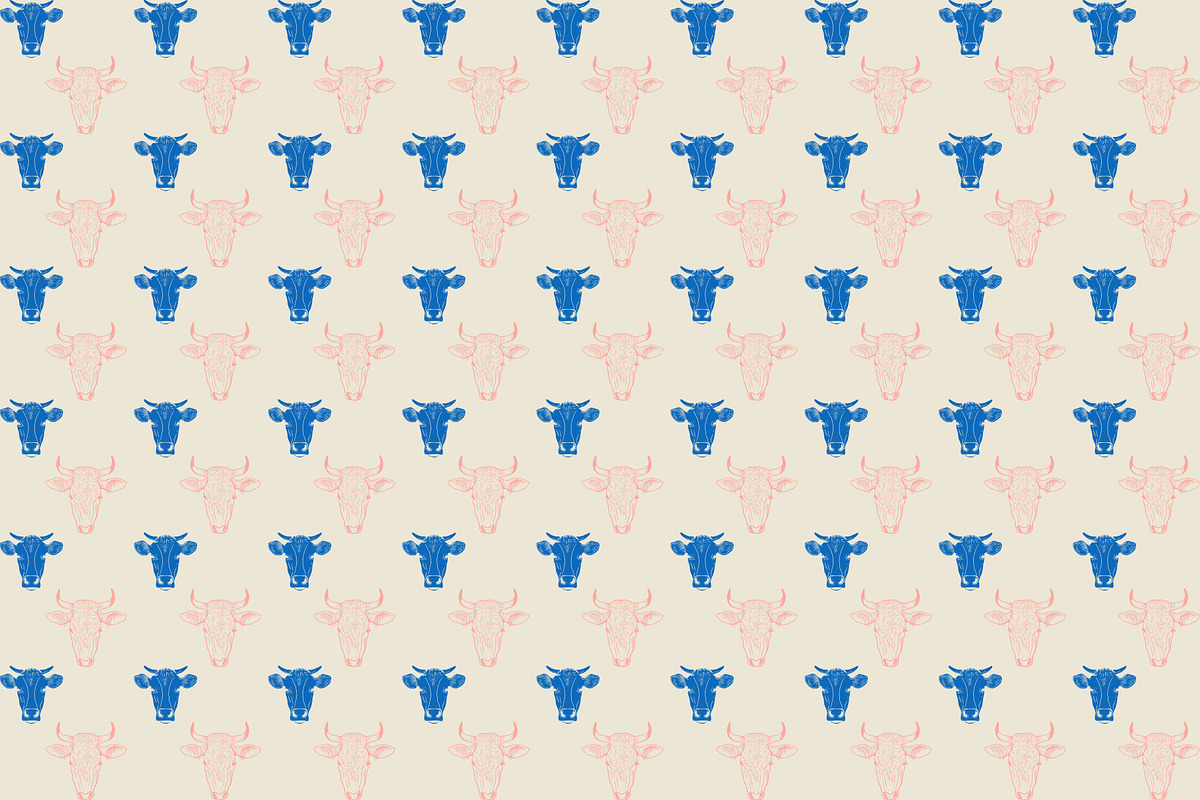 Vector Bovine Graphics, an Animal Illustration by Dorey Kronick Art&Design (Photo 13 of 19)
