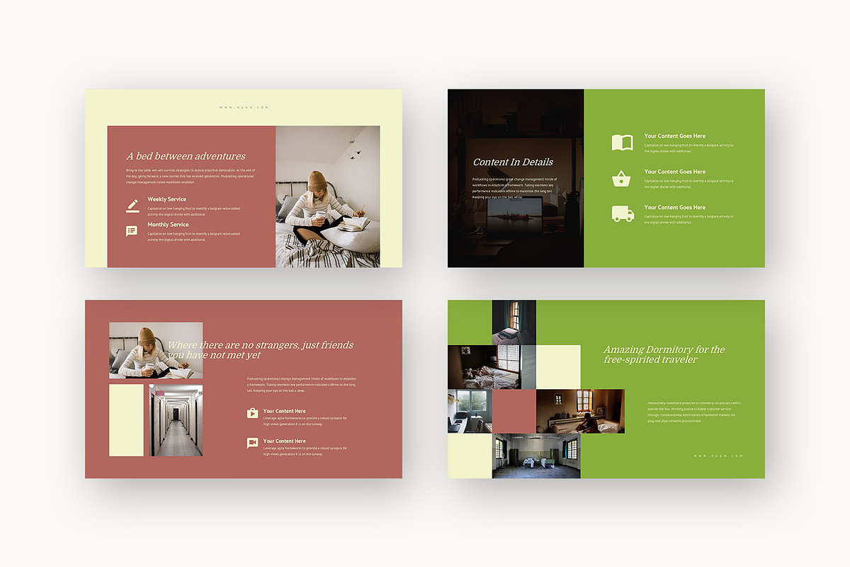 Huan : Hostel Business Powerpoint preview 4
