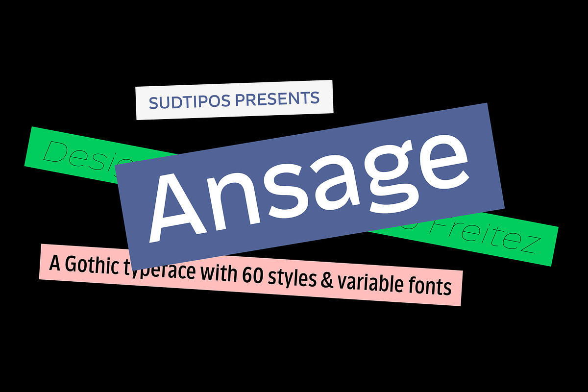 Ansage, a Sans Serif Font by Sudtipos (Photo 1 of 10)