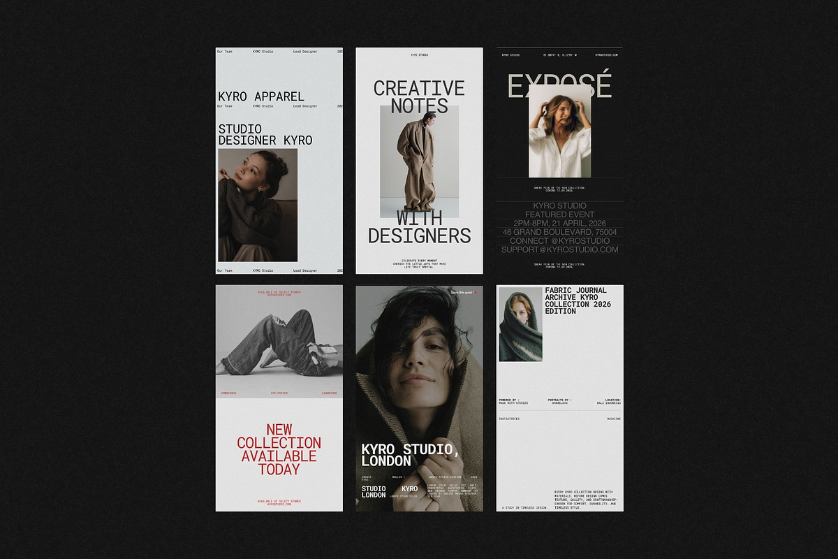 KYRO | Instagram Template (III), a Social Media Template by Crafted Pixel (Photo 2 of 10)