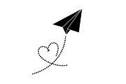 Paper Airplane Heart SVG Bundle, an Illustration by jahid234 (Thumbnail 31 of 31)