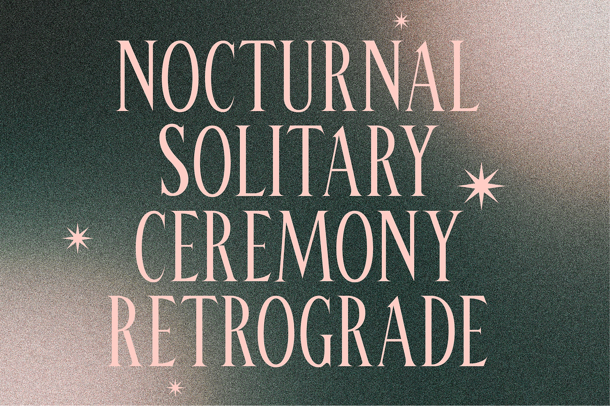 Salem - A Sharp Condensed Serif, a Serif Font by Like Magic Studio (Photo 2 of 8)