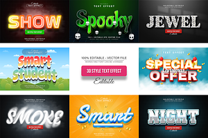 3D Text Effects Collection Vol 39