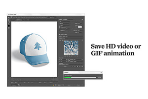 Baseball Cap Animated Mockup