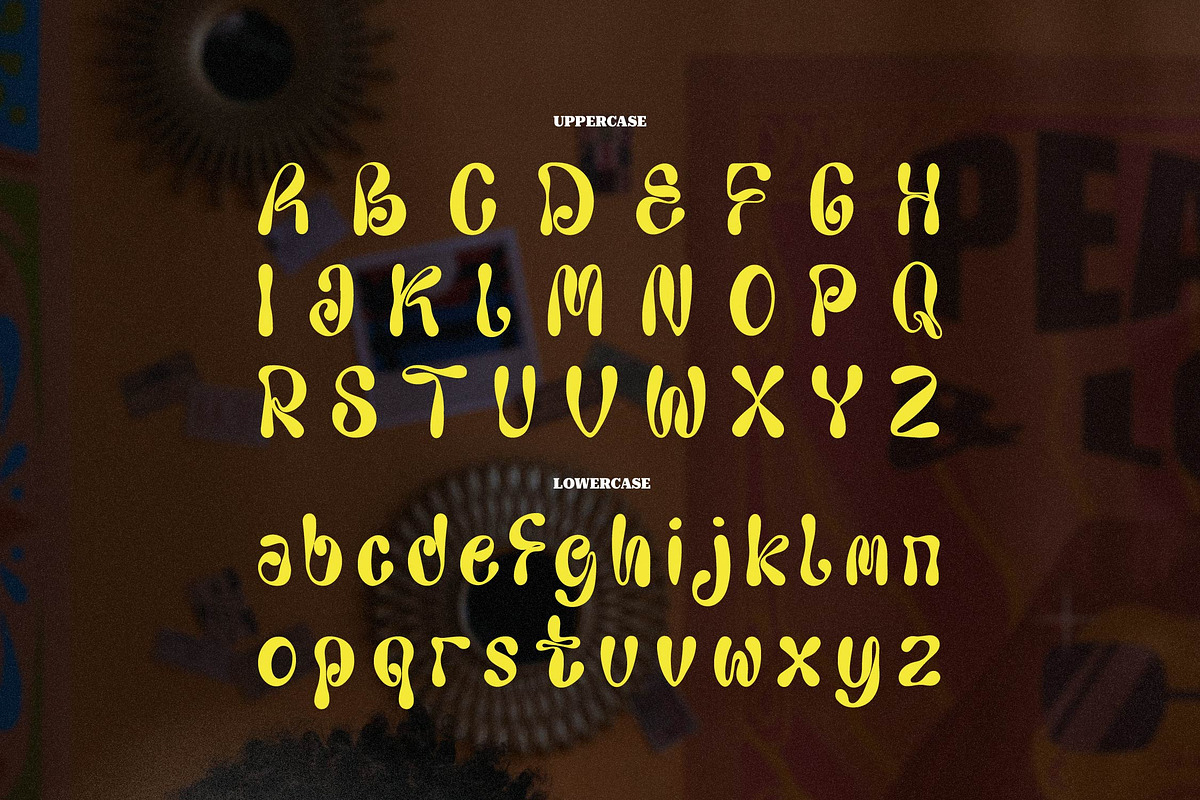 Analog Morphich | Handwritten Bubbly, a Handwritten Font by Denustudios (Photo 10 of 14)
