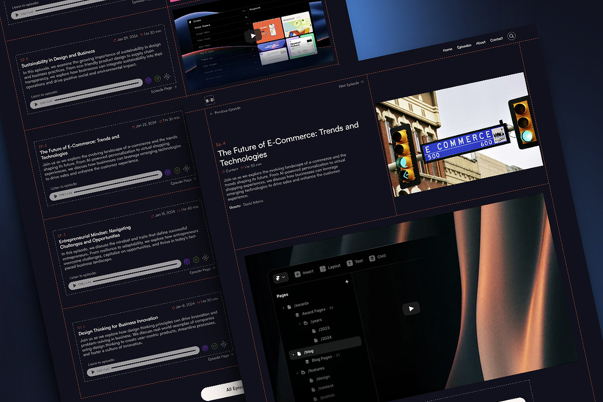 SoundCheck - Podcast Framer Template, a Landing Page Template by THdesign (Photo 2 of 3)