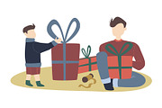 Cartoon Christmas Illustration Set, a Decorative Illustration by Chloe's Illustrations (Thumbnail 6 of 7)