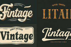 Creative Vintage Font