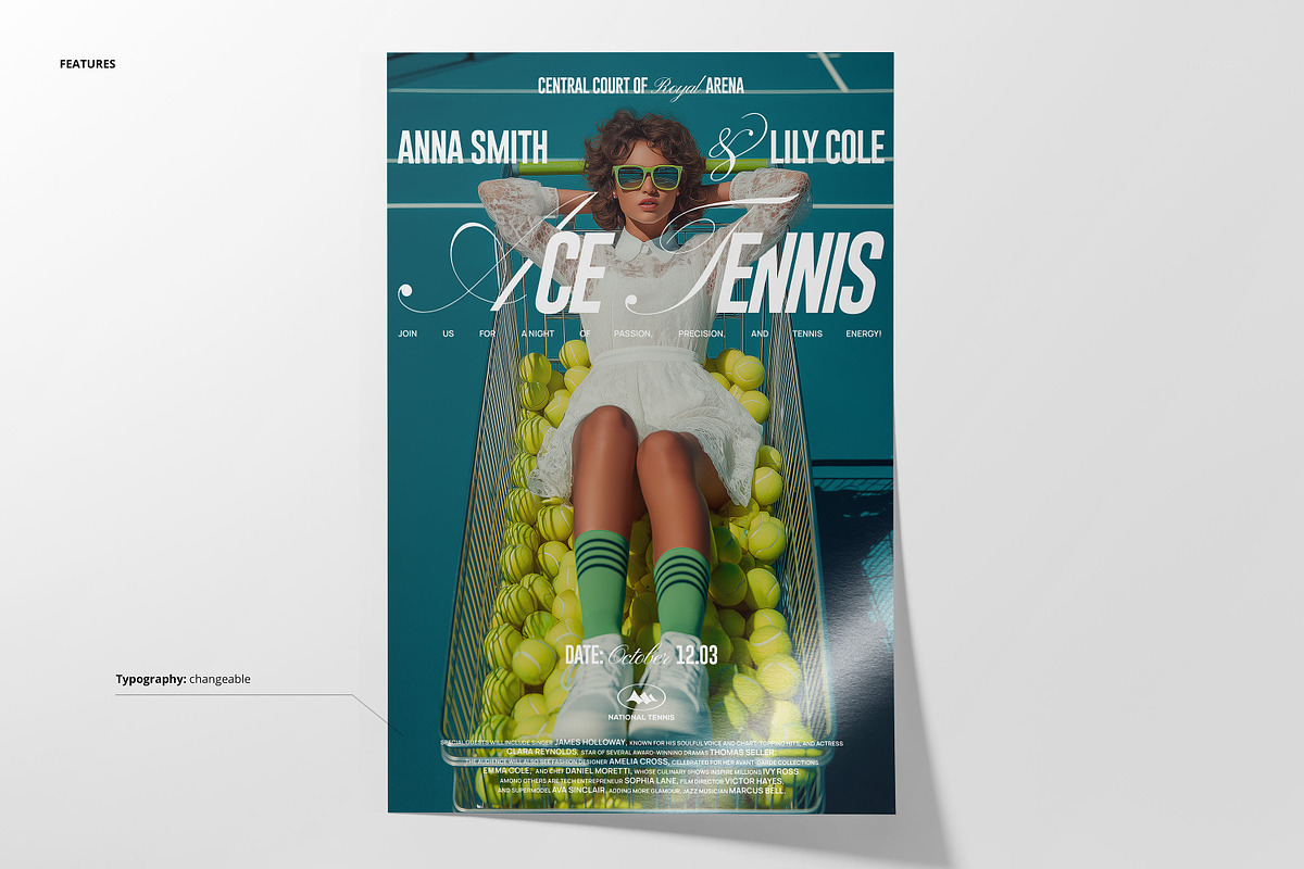 Game Glam Cart Poster Template preview 2