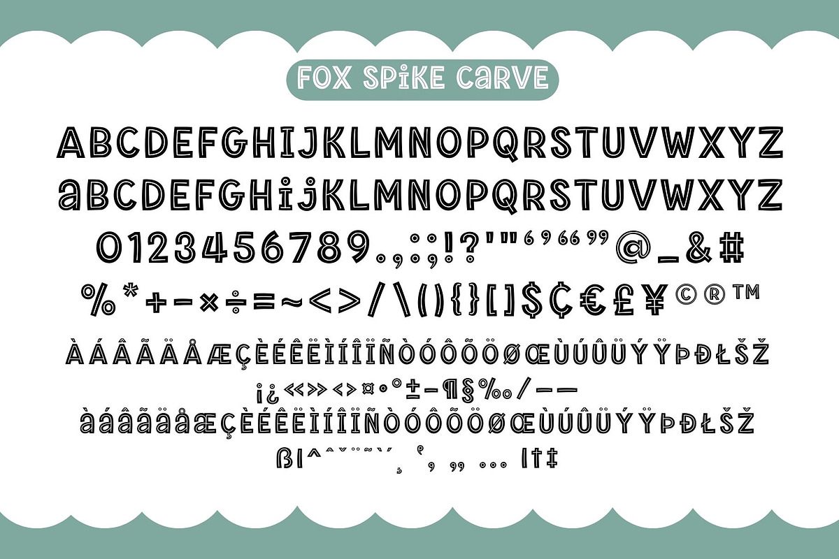Fox Spike 5 Fonts Style, a Handwritten Font by Fox7 By Rattana (Photo 7 of 11)