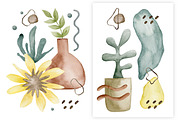 Watercolor Modern Summer Collection., a Decorative Illustration by Kira Konoshenko (Thumbnail 13 of 17)