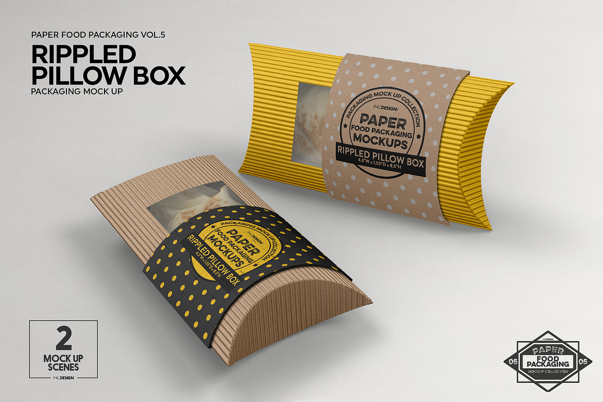 VOL.5: Food Box Packaging Mockups, a Packaging Mockup by INCDesign (Photo 14 of 21)