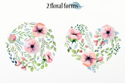 Watercolor floral design elements, an Illustration by rosypatterns (Thumbnail 4 of 10)