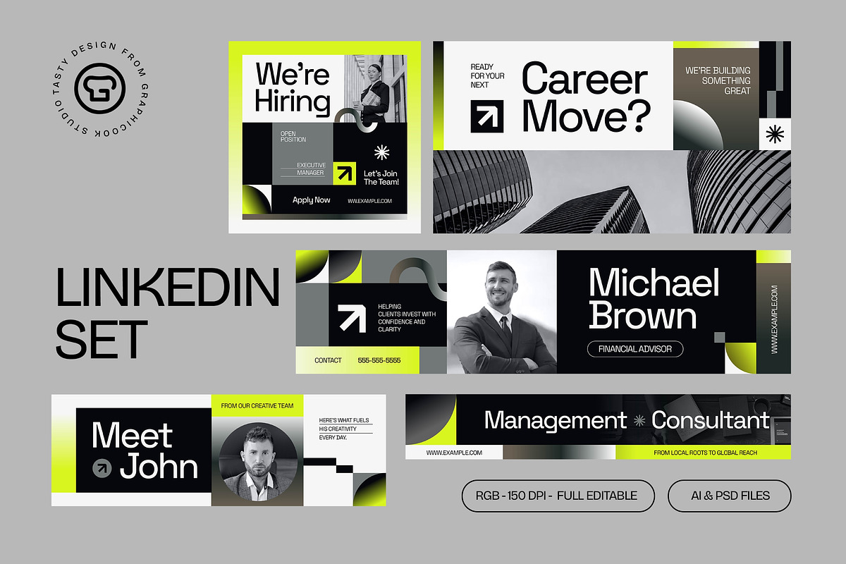 Business Linkedin Set