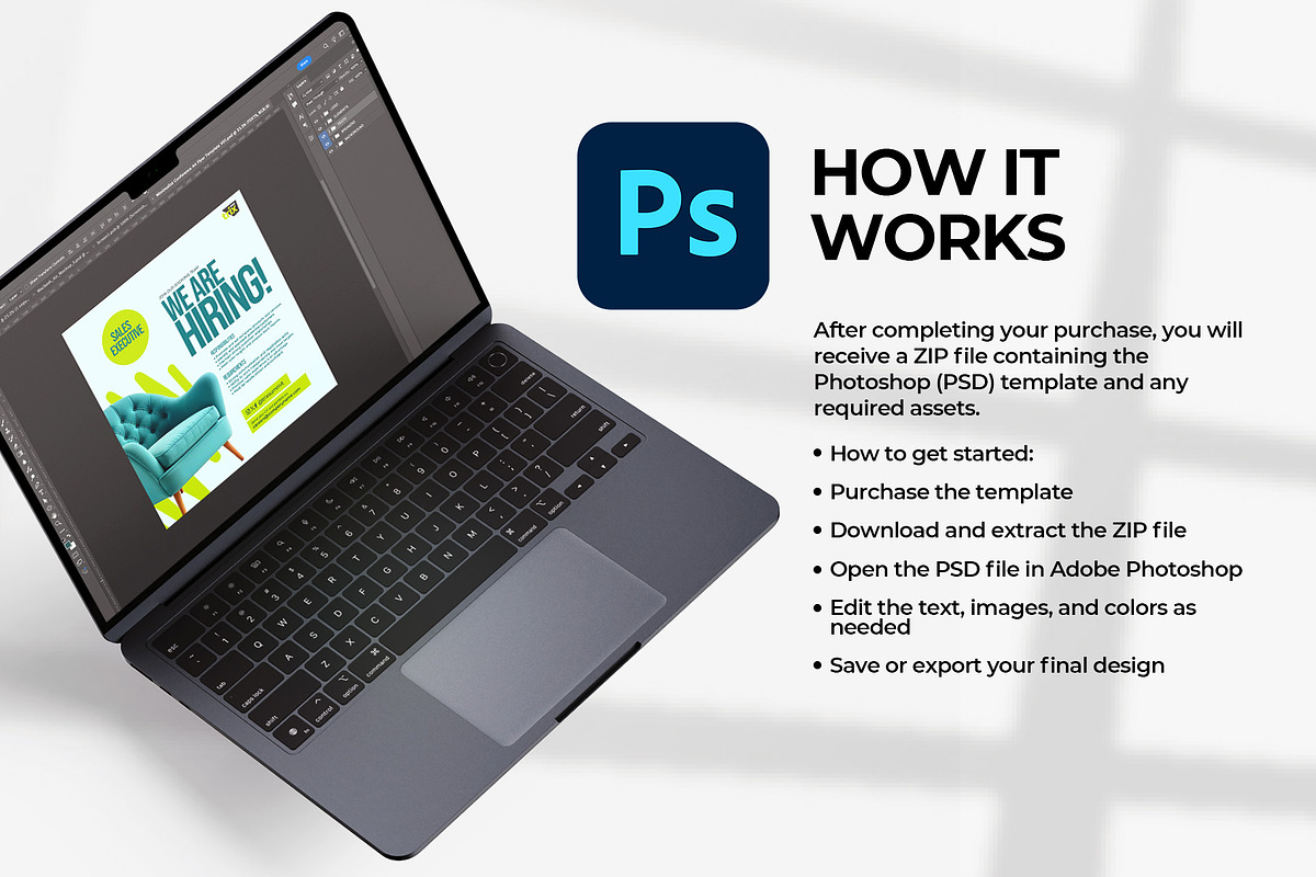 Square Hiring and Vacancy Flyer, a Social Media Template by Vintage Impressions (Photo 5 of 6)