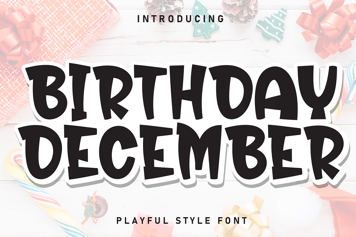 Birthday December | Script Font, a Script Font by Scratchones (Photo 1 of 8)