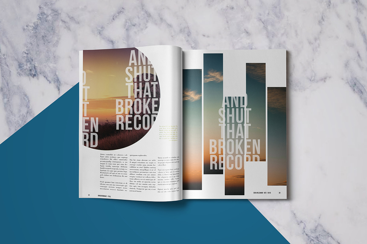 Magazine Template, a Magazine Template by temphall (Photo 3 of 5)