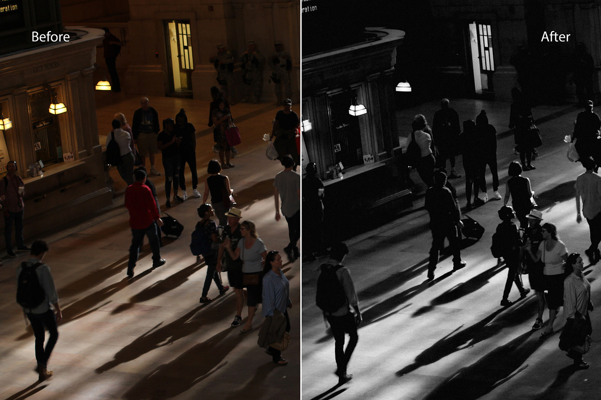Moody Black & white Lightroom Preset, an Action Add-On by SD x Presets (Photo 6 of 6)