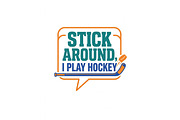 Hockey T-Shirt Design Graphic, an Object Graphic by balal (Thumbnail 3 of 3)
