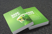 Book Mock-Up | A5 | Soft Cover, a Books & Magazine Mockup by AY Mock-Ups (Thumbnail 1 of 6)