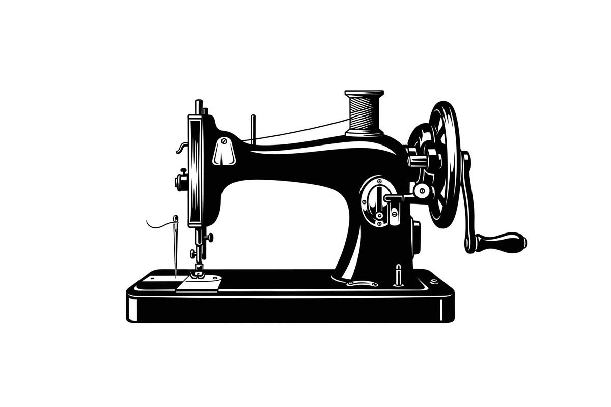 Vintage Sewing Machine Bundle, an Illustration by yasushie (Photo 17 of 31)