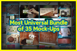 Most Universal Bundle of 35 Mock-Ups