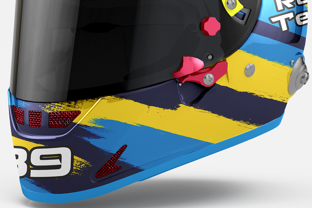 Helmet Mockup - 4 views, a Merchandise Mockup by Illusiongraphic (Photo 16 of 18)