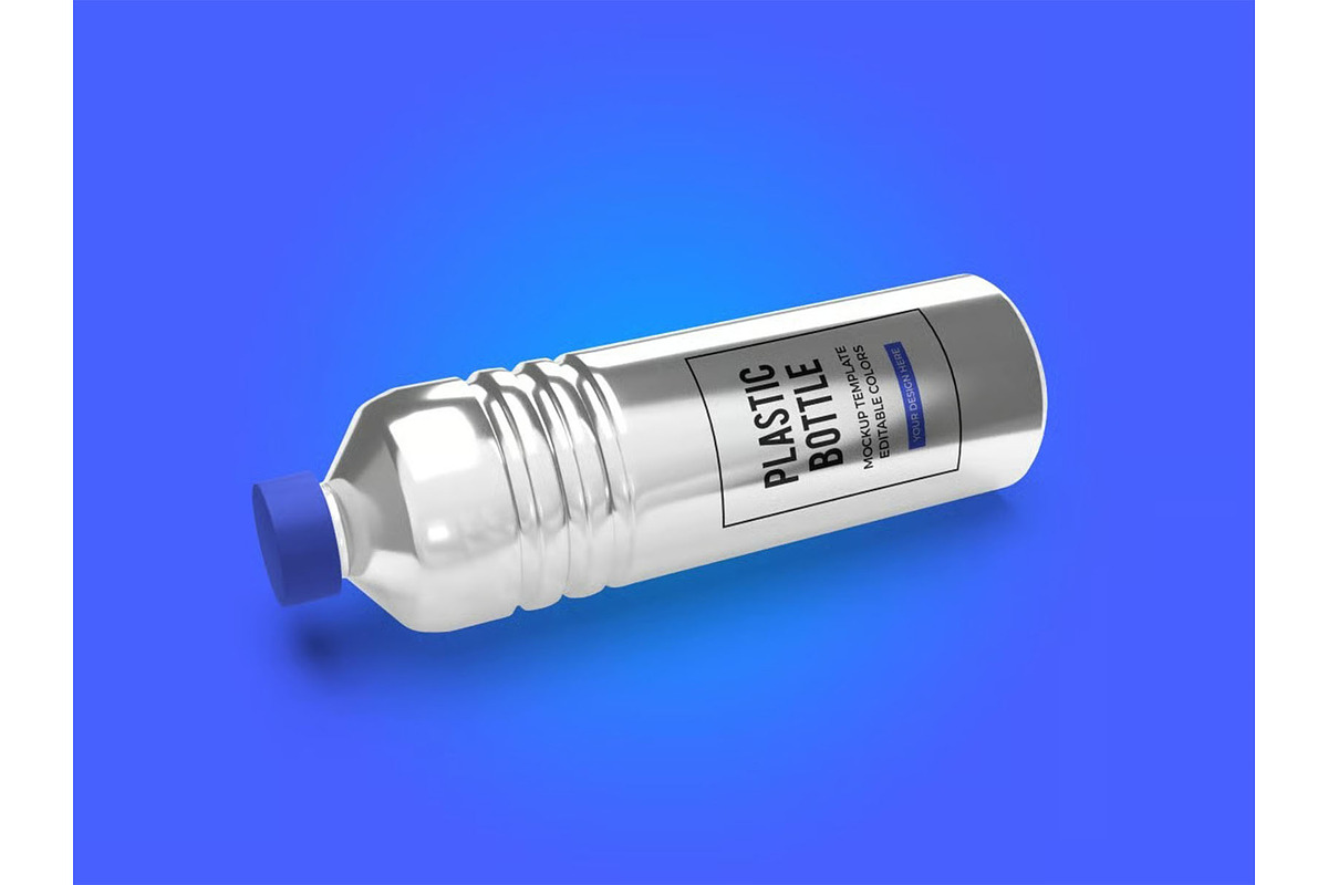 Mineral Water Bottle Mockup Template, a Packaging Mockup by DesignRushMarket (Photo 6 of 11)