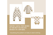 Boho Sunburst Seamless Pattern, a Pattern Graphic by OwlAndFern (Thumbnail 9 of 12)