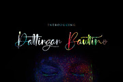 Dattingan Bauttimo, a Script Font by pineungtype (Thumbnail 1 of 5)