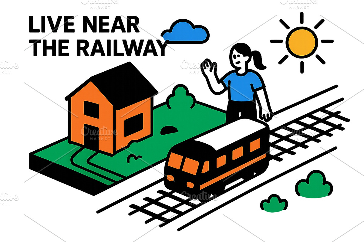Vector illustration of a person, a Transportation Illustration by ZinetroN