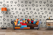Trendy seamless hipster 90s patterns, a Pattern Graphic by ExpressShop (Thumbnail 3 of 11)