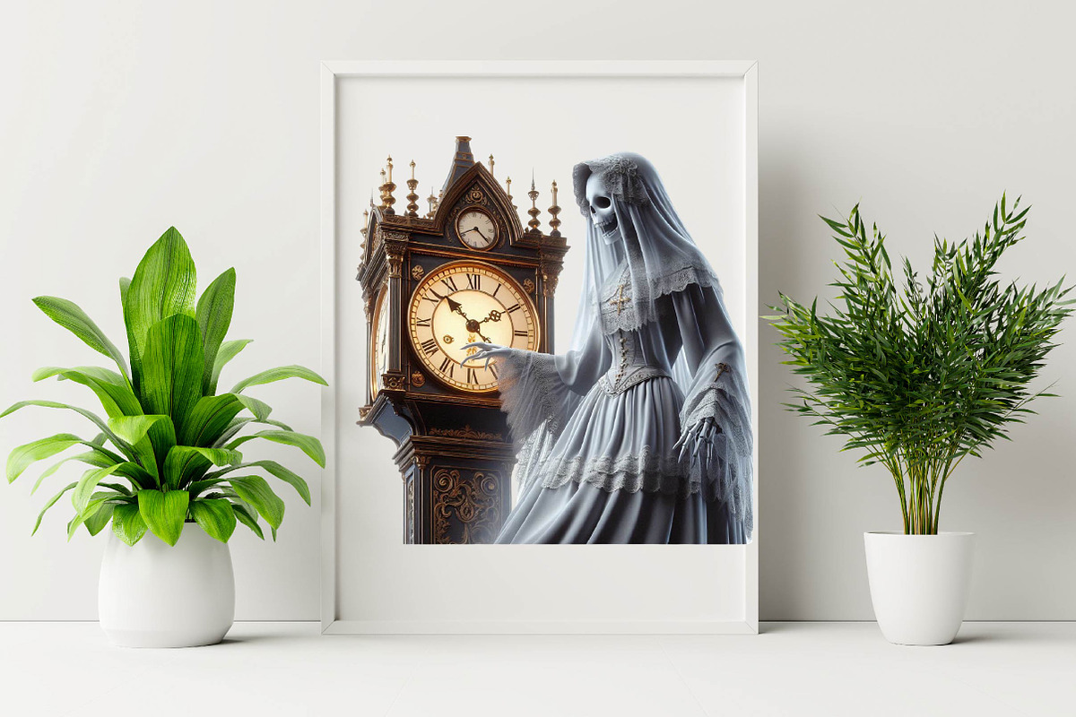 Steampunk Halloween Sublimation Cli, an Illustration by SVGArt (Photo 5 of 8)