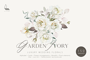 Garden Ivory Botanical Set, a Decorative Illustration by Karma (Thumbnail 2 of 20)