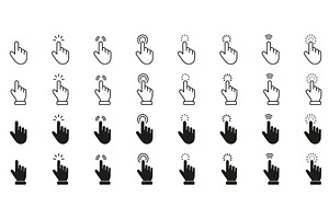 Touchscreen Interaction Gesture Icon, an Object Illustration by Vector Creator