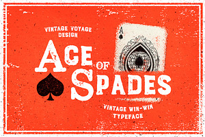 Ace Of Spades Win-Win Typeface