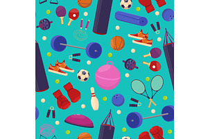 Sports equipment for fitness, a Sport Illustration by Vectorbuum
